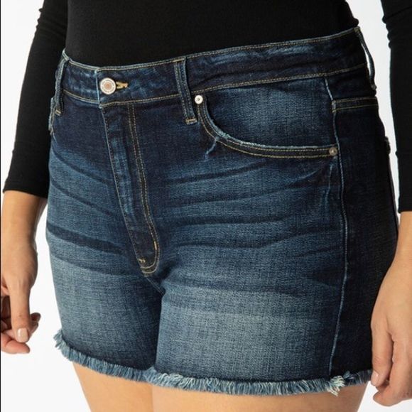 KanCan Shorts Kancan High Rise Plus Denim Shorts 7323d Nwt Poshmark